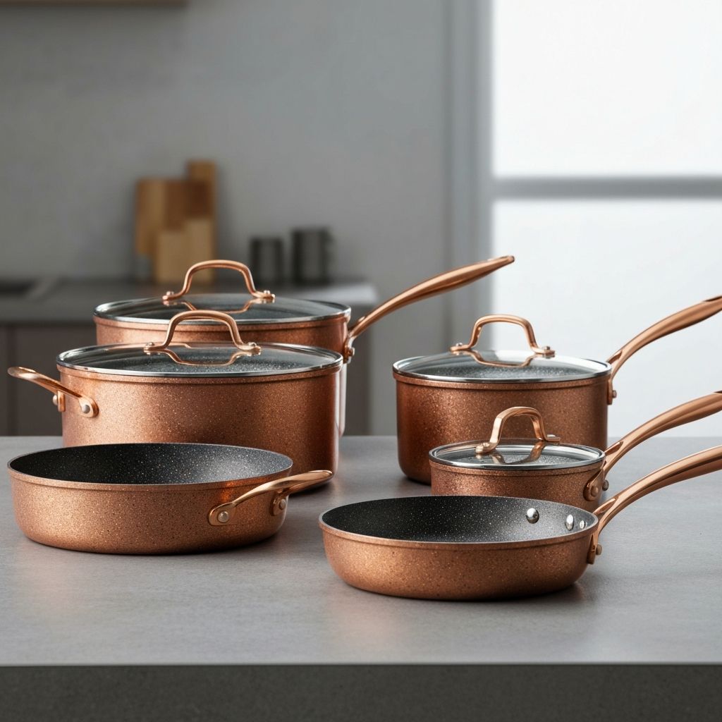 Paula Deen Riverbend Collection - Elegant Gull-Wing Shape with Copper Handles